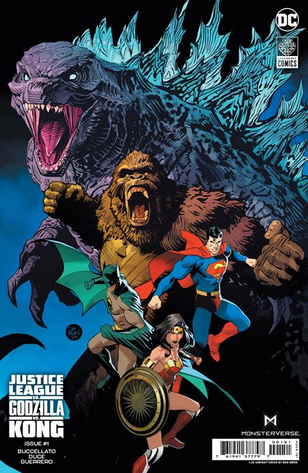 Justice League v Godzilla v Kong #1 DC 1:25 Mora 10/18/2023 | BD Cosmos