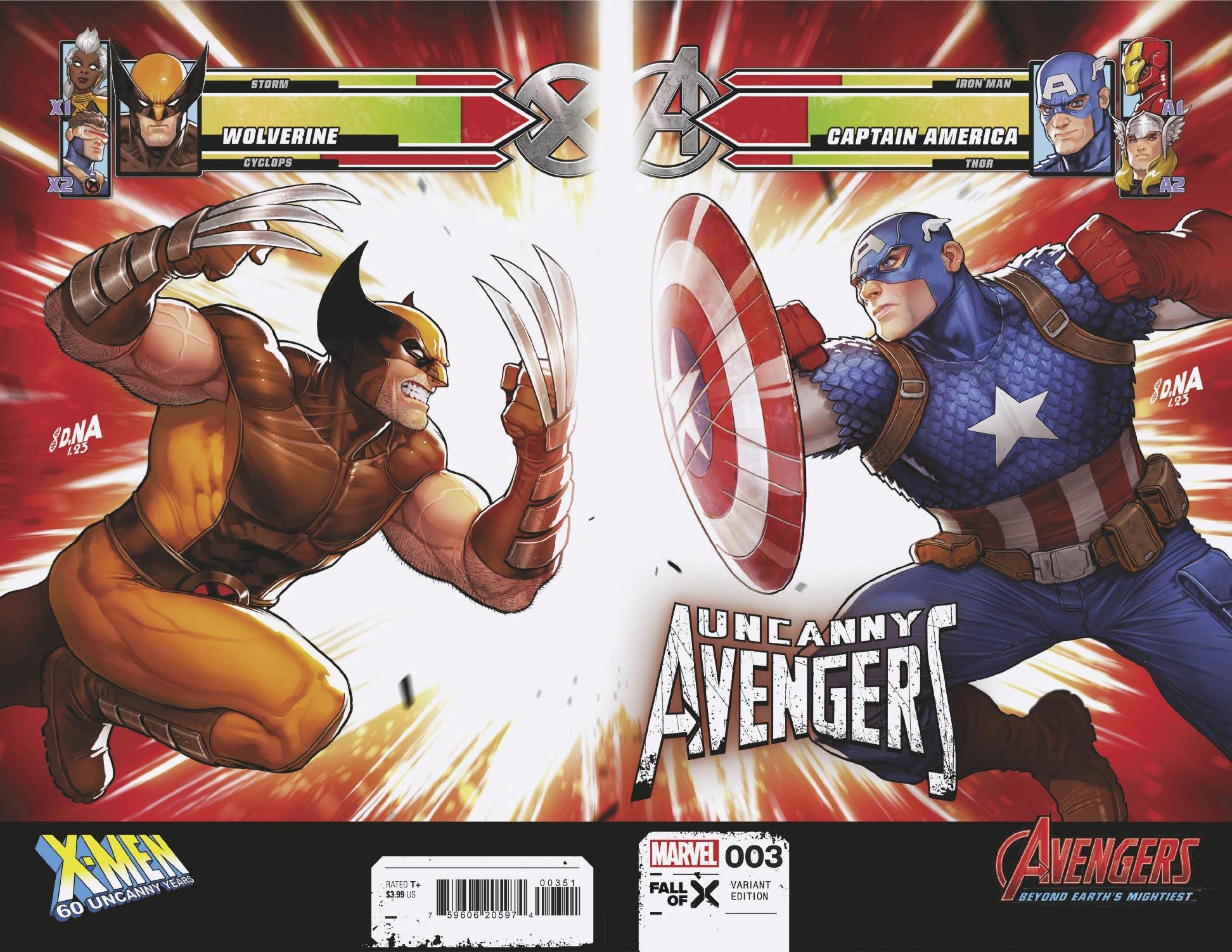 Uncanny Avengers #3 MARVEL Nakayama Wrap 10/25/2023 | BD Cosmos