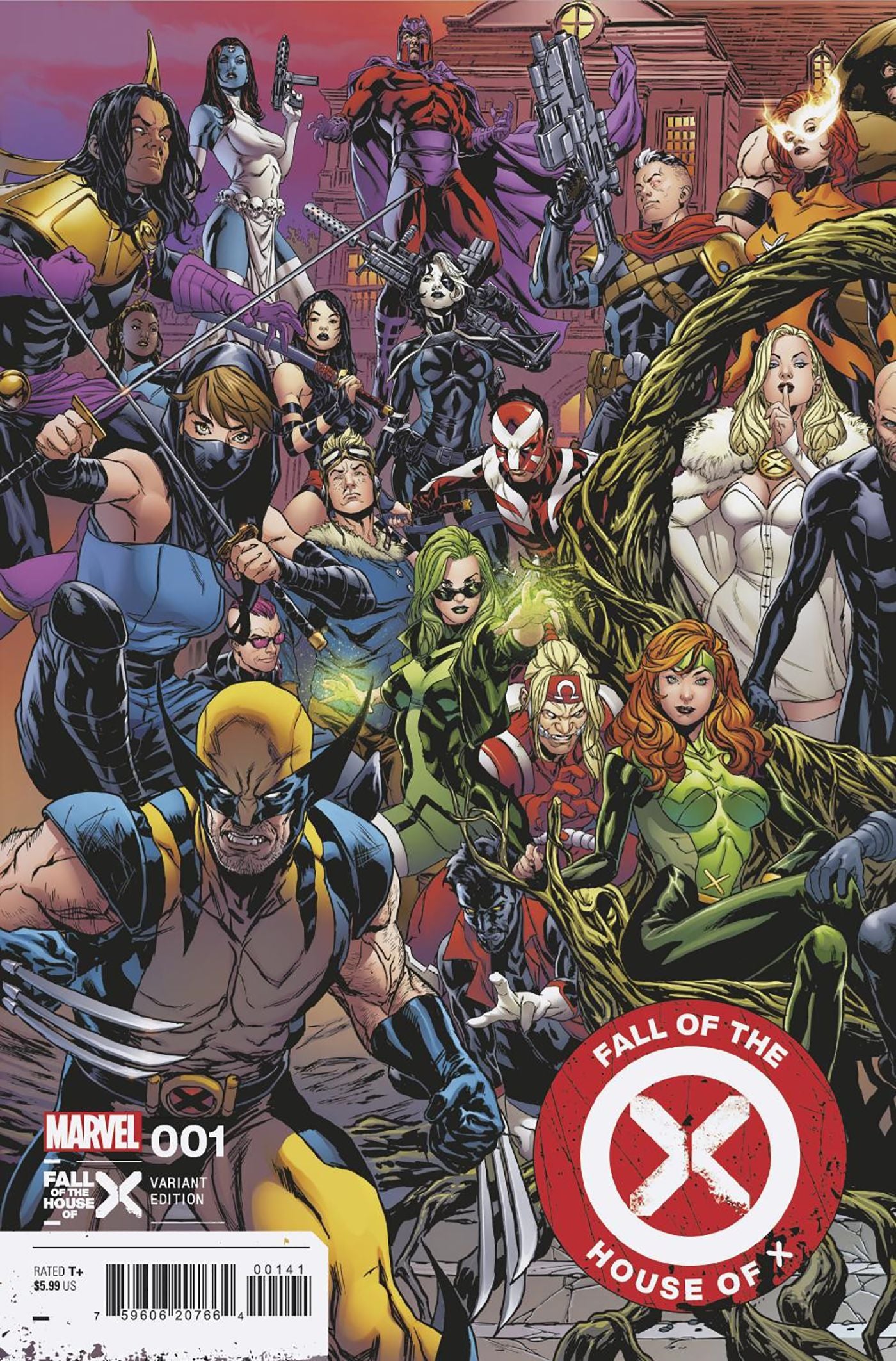 Fall House of X #1 MARVEL D Brooks Connecting 01/03/2024 | BD Cosmos