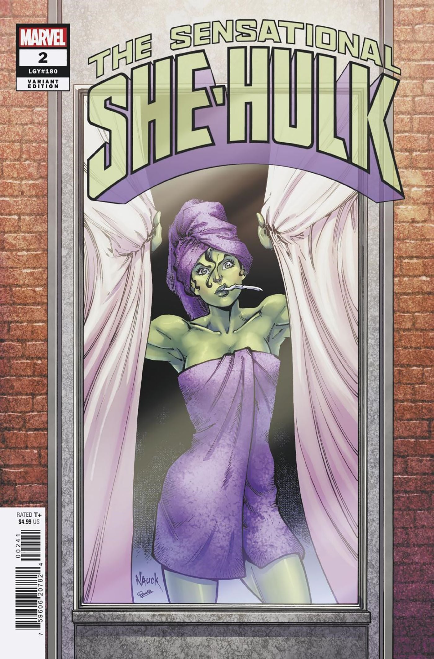 Sensational She-Hulk #2 MARVEL Nauck Window 11/22/2023 | BD Cosmos