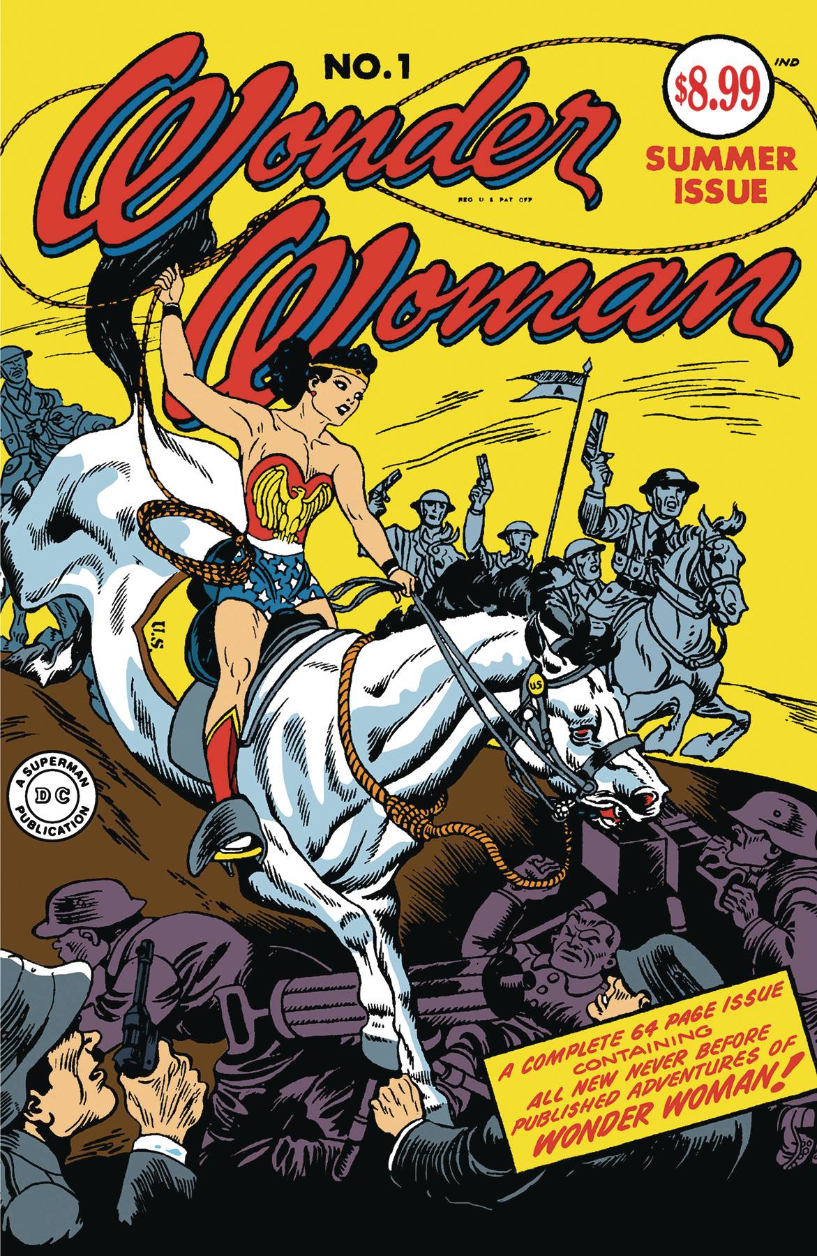 Wonder Woman #1 DC (1942) Facsimile B Peter Foil 11/08/2023 | BD Cosmos