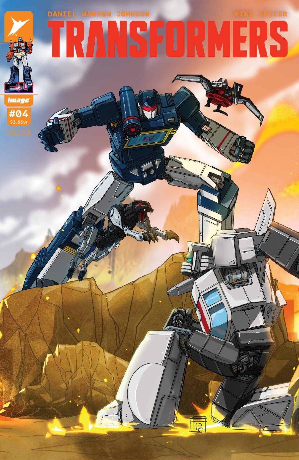 Transformers #4 3rd Print Image 05/22/2024 | BD Cosmos
