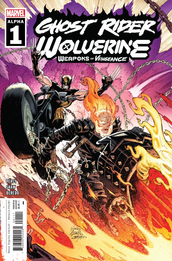 Ghost Rider Wolverine Weapons of Vengeance Alpha #1 08/09/2023 | BD Cosmos