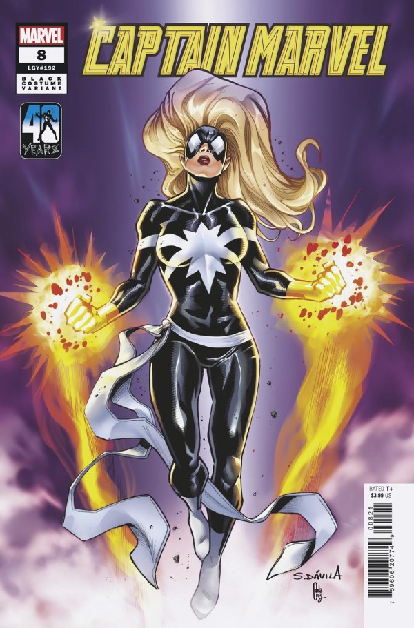 Captain Marvel #8 B MARVEL Davila Black Costume 05/08/2024 | BD Cosmos
