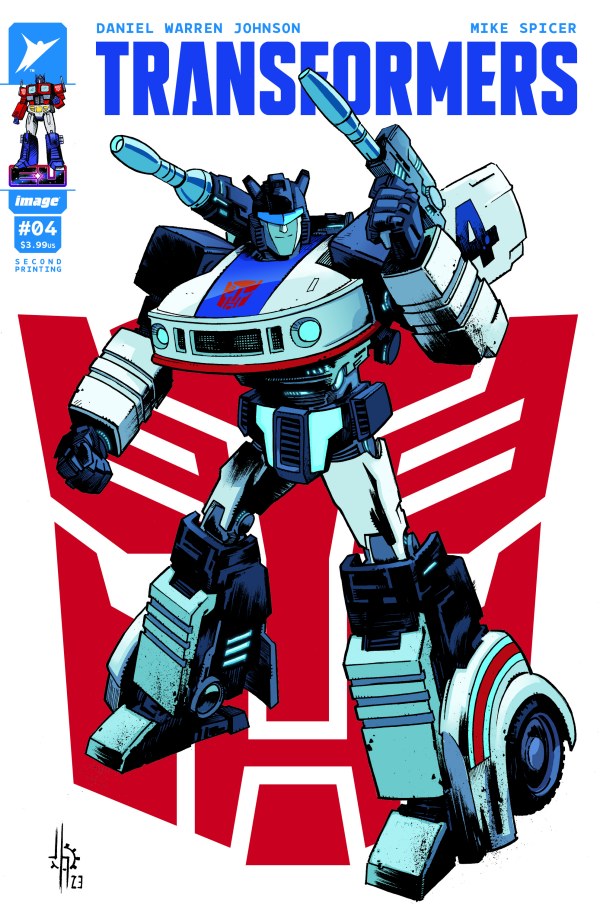 Transformers #4 2nd Print Image B Jason Howard 04/03/2024 | BD Cosmos
