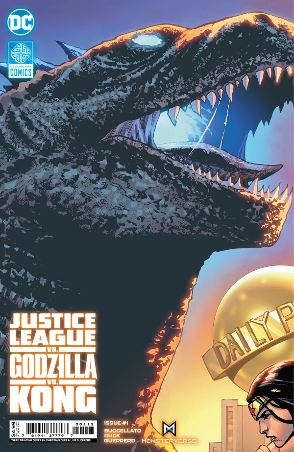 Justice League vs Godzilla vs Kong #1 Final Printing DC 04/03/2024 | BD Cosmos