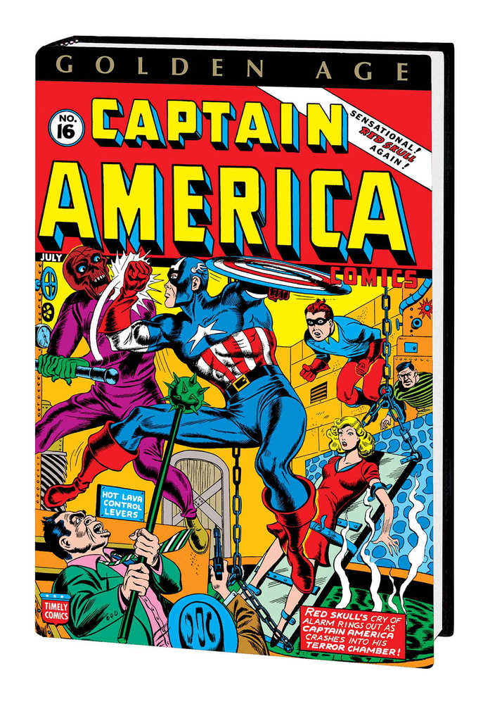 Golden Age Captain America Omnibus Hardcover Volume 02 Avison Direct Market Variant | BD Cosmos