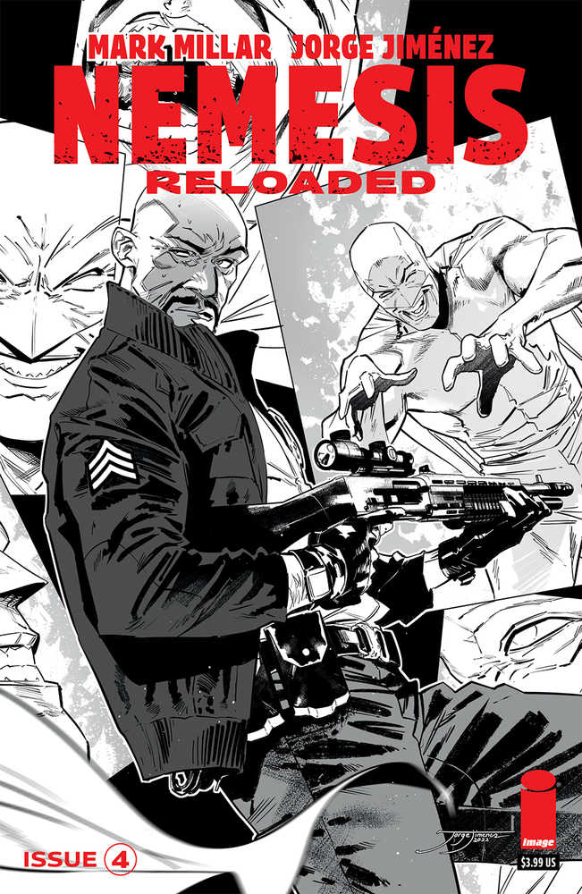 Nemesis Reloaded #4 (2023) Image B Jimenez Black White Release 04/12/2023 | BD Cosmos
