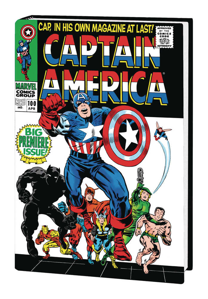 Captain America Omnibus Hardcover Volume 01 New Printing 2 Direct Market Variant | BD Cosmos