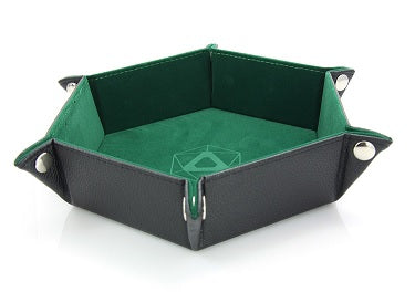 FOLDING HEX TRAY: WITH GREEN VELVET | BD Cosmos