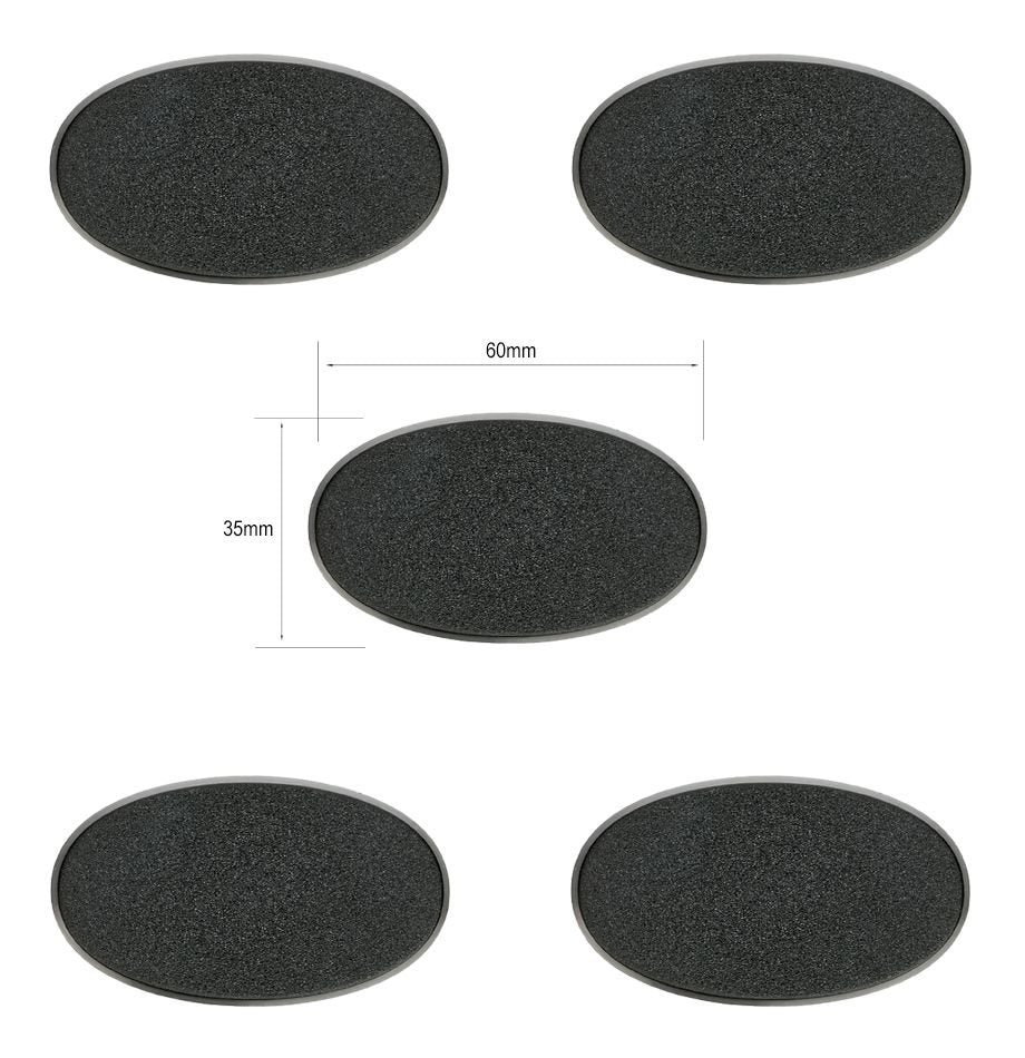 60X35MM OVAL MINIATURES BASES | BD Cosmos