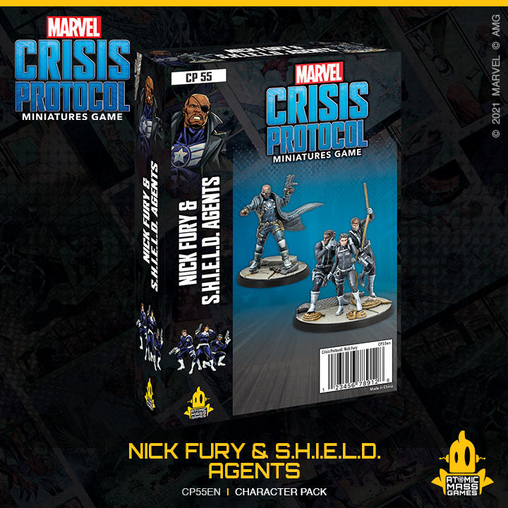 MARVEL CRISIS PROTOCOL: NICK FURY & S.H.I.E.L.D. AGENTS CHARACTER PACK | BD Cosmos