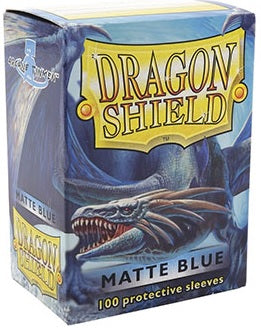 DRAGON SHIELD SLEEVES MATTE BLUE 100CT | BD Cosmos
