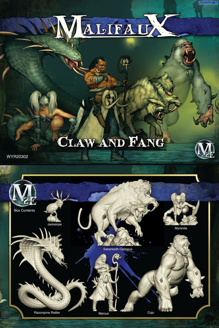 MALIFAUX 2E: ARCANISTS -MARCUS CREW CLAW AND FANG CREW - UPDATED TO M3E | BD Cosmos