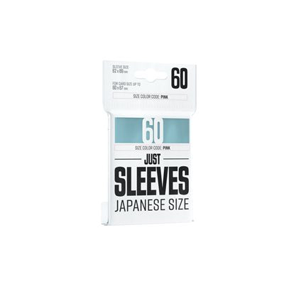JAPANESE SIZE SLEEVES - CLEAR [60CT] | BD Cosmos