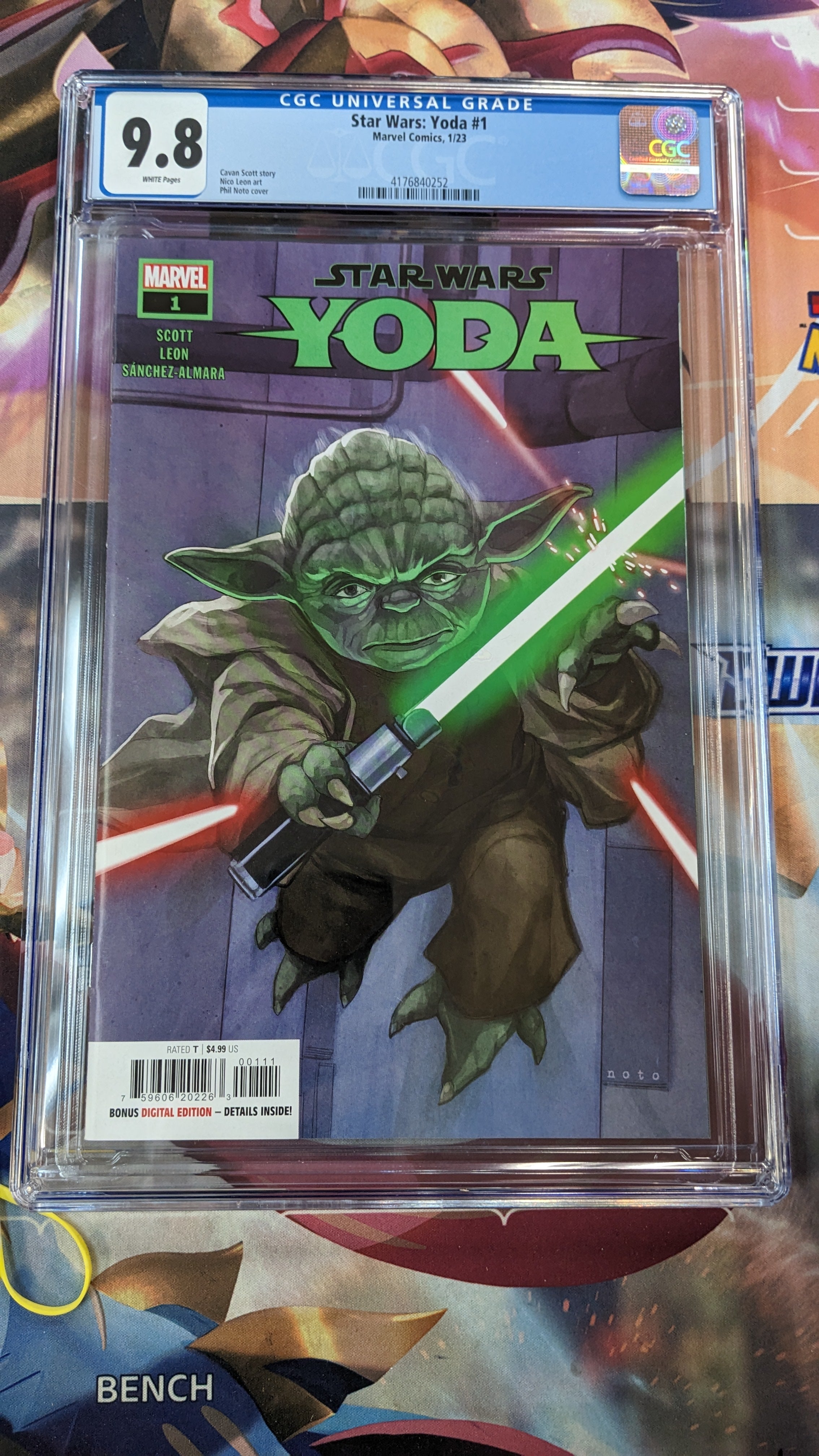 Dynamic Forces Star Wars Yoda #1 CGC Graded 9.8 | BD Cosmos