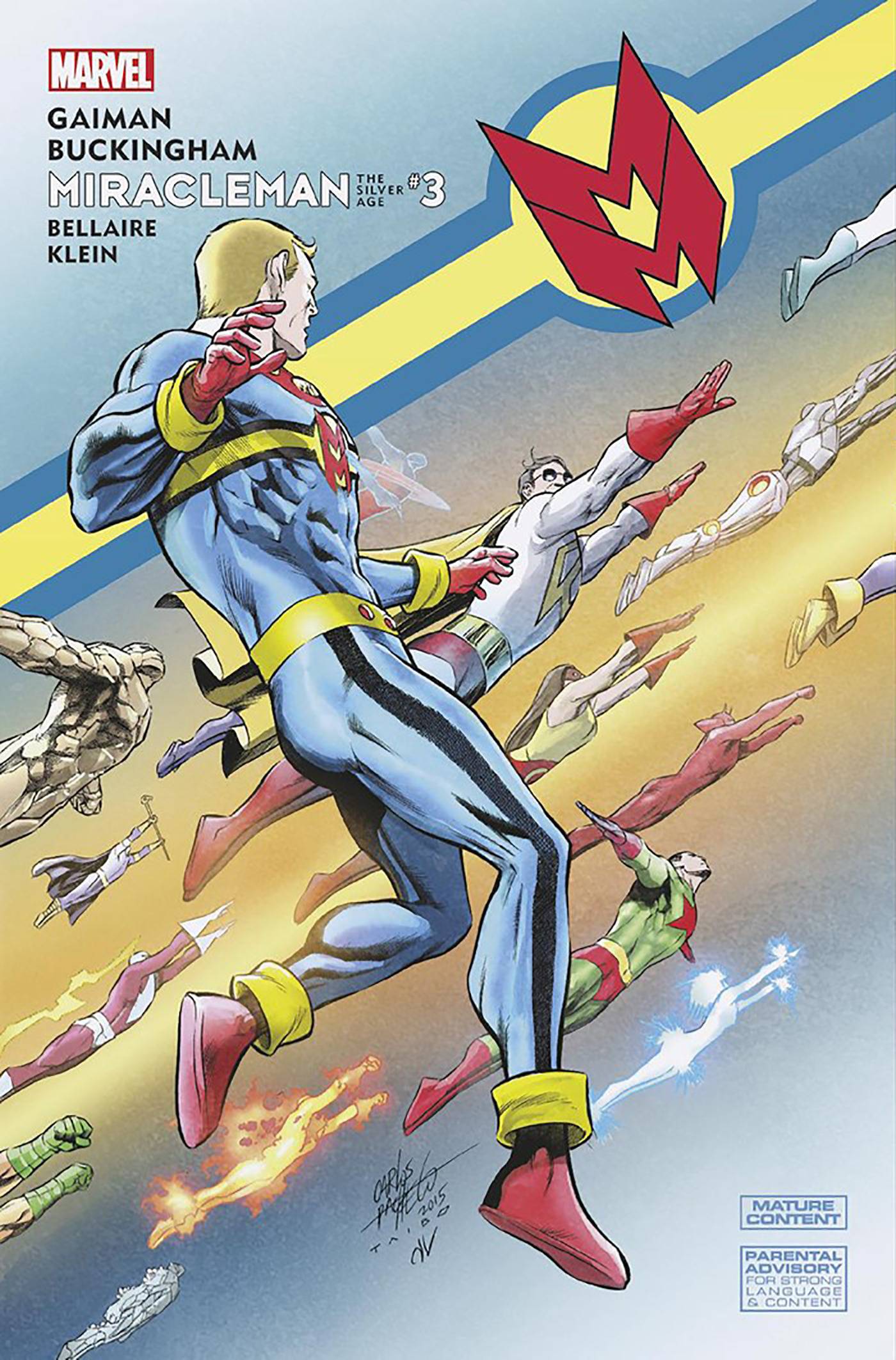 Miracleman Silver Age #3 (2022) Carlos Pacheco 1:25 Release 12/28/2022 | BD Cosmos