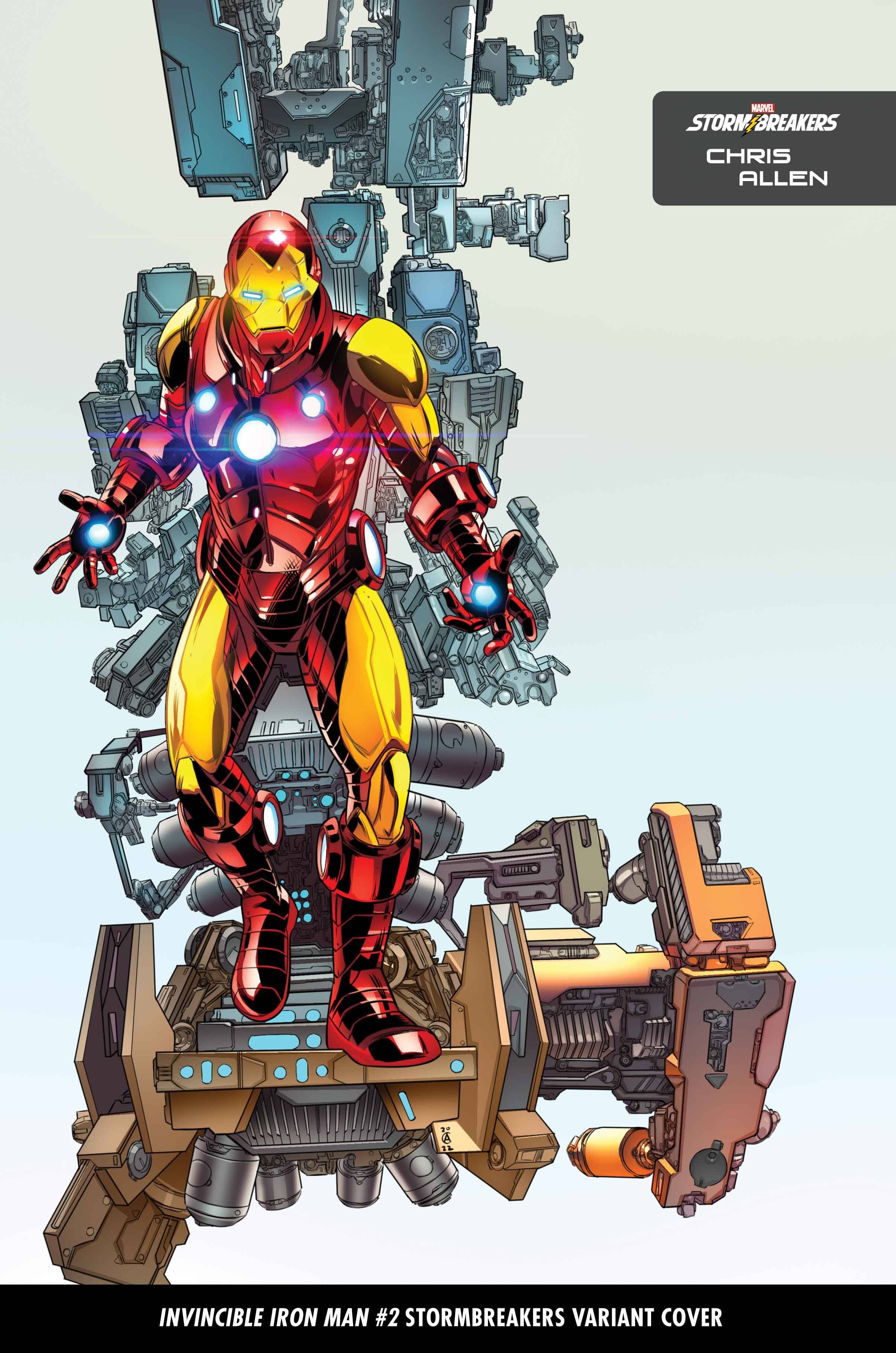 Invincible Iron Man #2 (2022) Marvel Allen Release 01/18/2023 | BD Cosmos