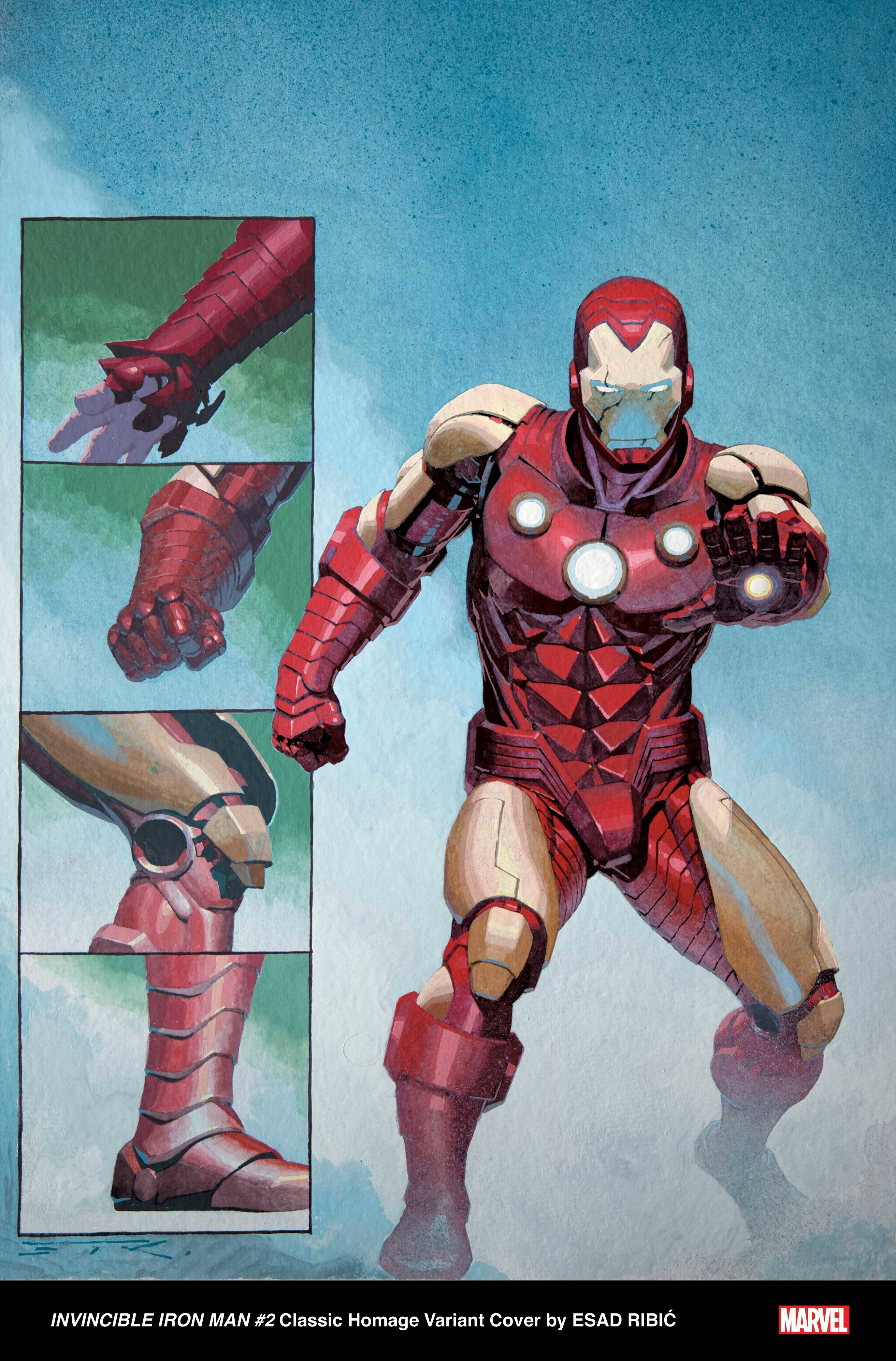 Invincible Iron Man #2 (2022) Marvel Ribic Classic Homage Release 01/18/2023 | BD Cosmos