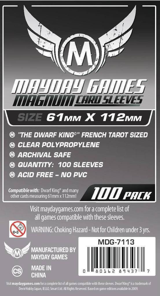 MAGNUM MAYDAY SLEEVES 61MM X 112MM 100CT | BD Cosmos
