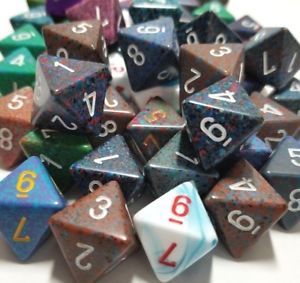 ASSORTED COLOR LOOSE DICE: D8 | BD Cosmos