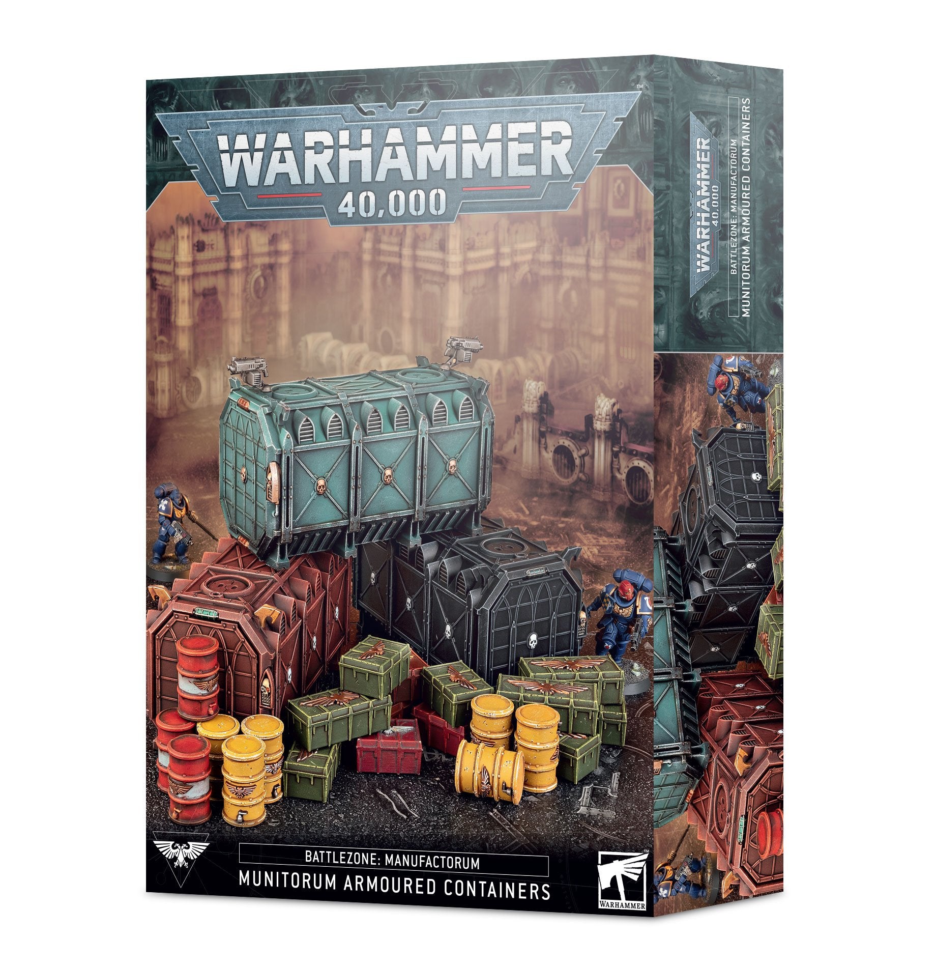 40K: BATTLEZONE MANUFACTORUM ARMOURED CONTAINERS | BD Cosmos