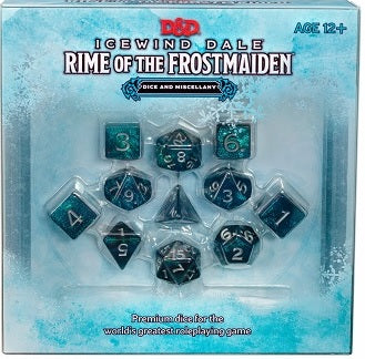 D&D RPG: ICEWIND DALE RIME OF THE FROSTMAIDEN DICE SET | BD Cosmos