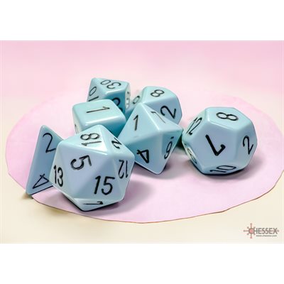 OPAQUE 7-DIE SET PASTEL BLUE & BLACK | BD Cosmos