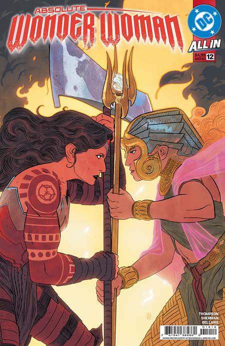 Absolute Wonder Woman #12 2nd Print DC A Sherman 03/18/2026 | BD Cosmos