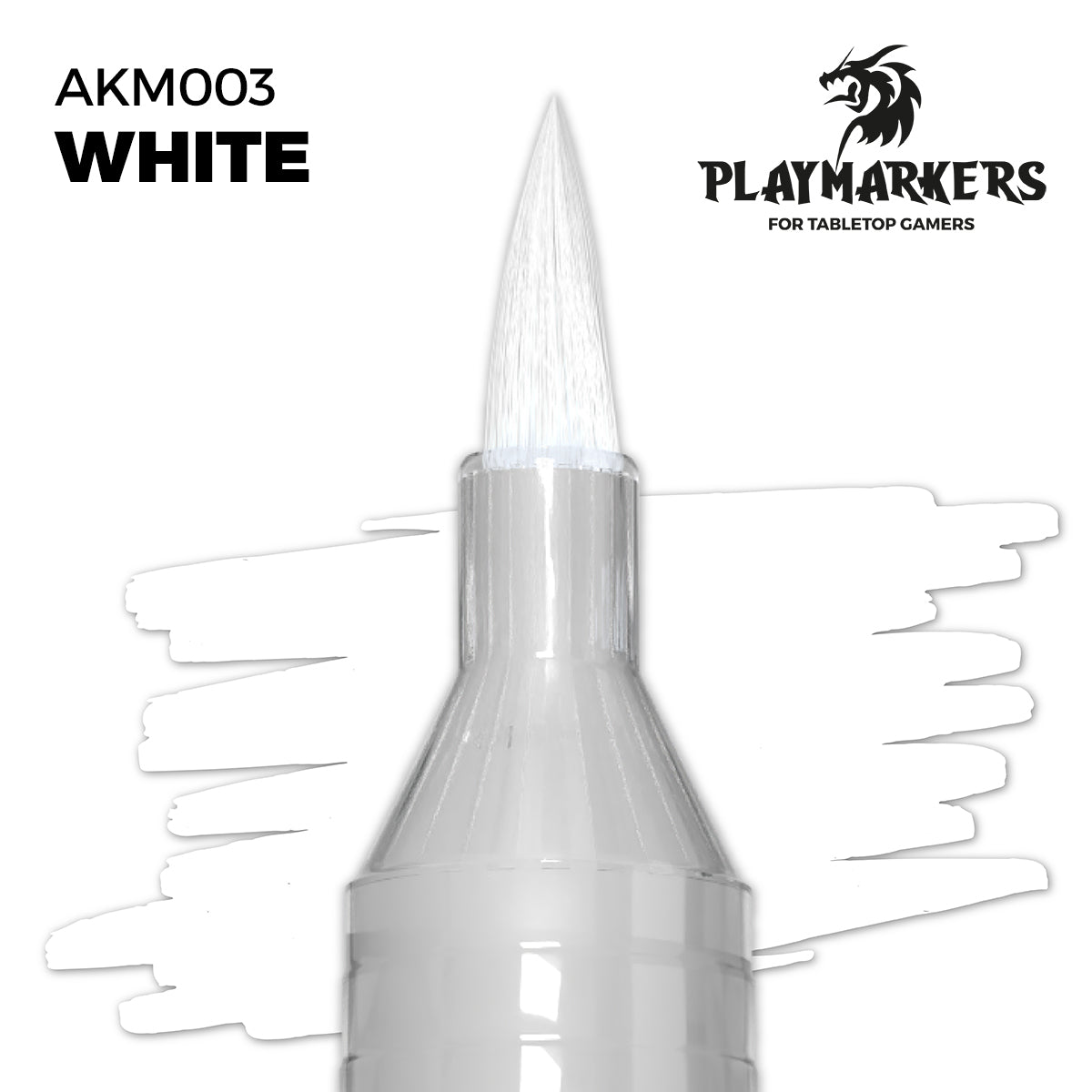 AK INTERACTIVE: PLAYMARKER WHITE | BD Cosmos