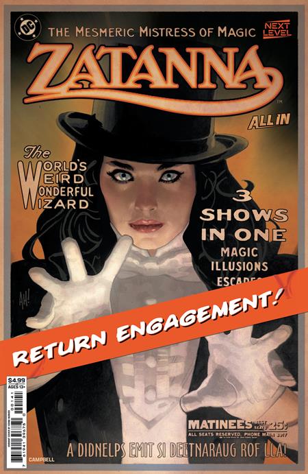 Zatanna [2026] #1 DC C Adam Hughes 04/29/2026 | BD Cosmos