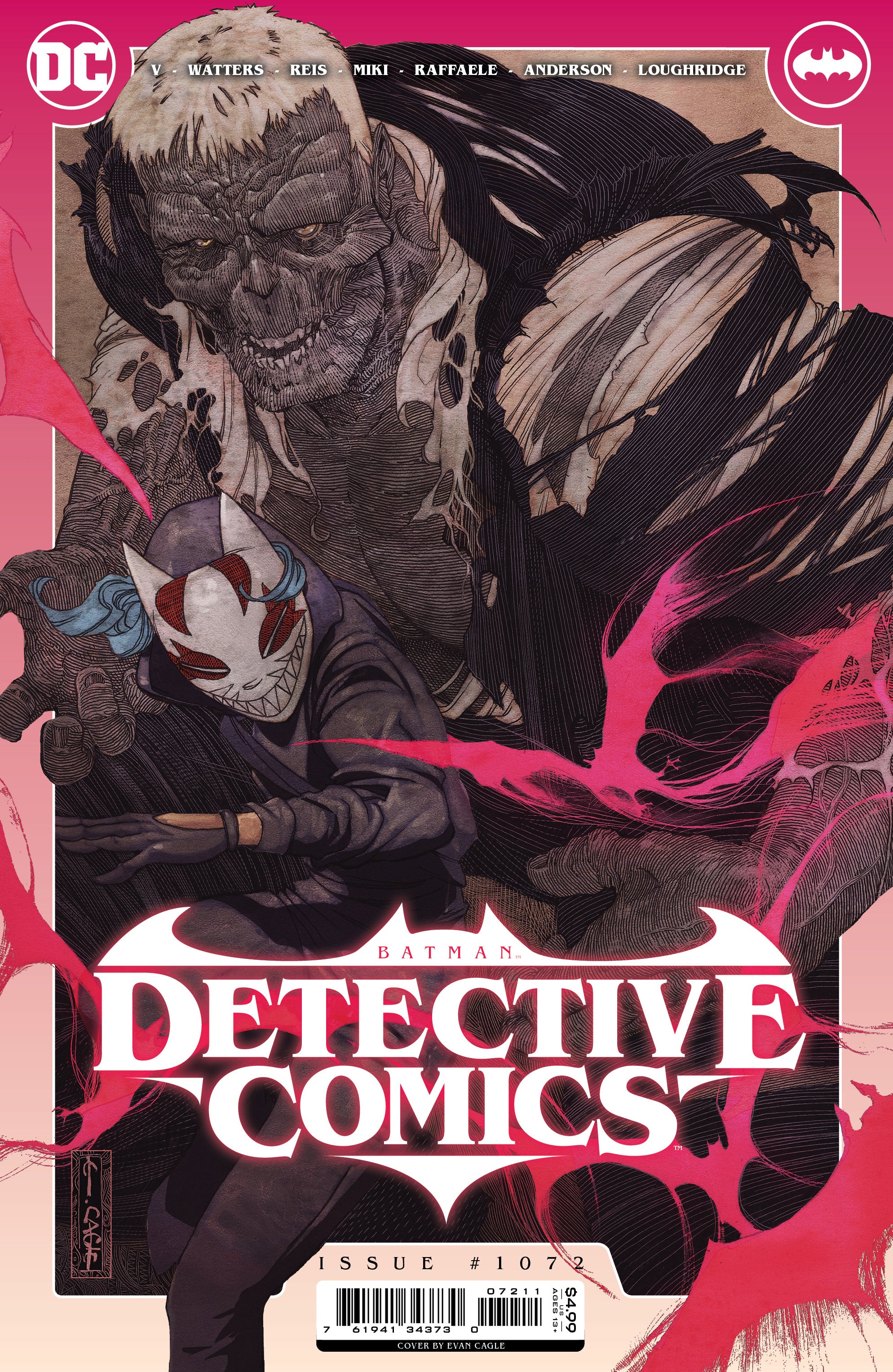 Detective Comics #1072 (2016) DC A Cagle Sortie 05/31/2023 | BD Cosmos