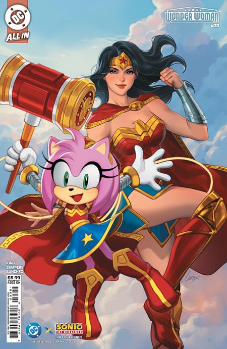 Wonder Woman #33 DC E Lesley Leirix Li DC X Sonic 05/20/2026 | BD Cosmos