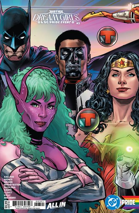 Justice League Dream Girls A DC Pride Event #3 [Of 4] DC B Jimenez Connecting 06/17/2026 | BD Cosmos