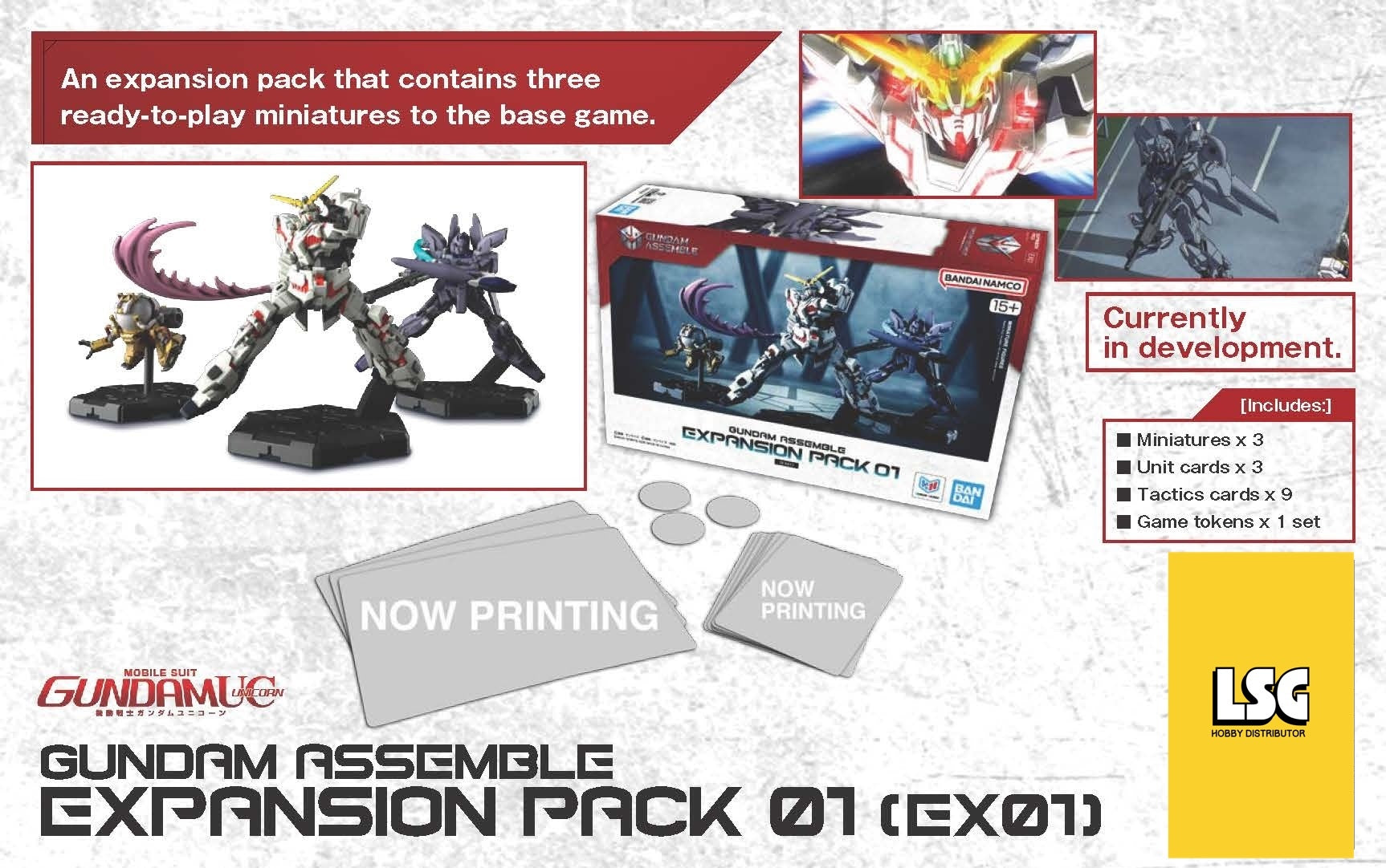 GUNDAM ASSEMBLE: EXPANSION PACK 01 [EX01] | BD Cosmos