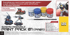 GUNDAM ASSEMBLE: PAINT PACK 01 [PA01] | BD Cosmos