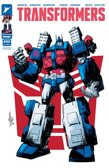 Transformers #8 2nd Print IMAGE B Jason Howard 10/09/2024 | BD Cosmos