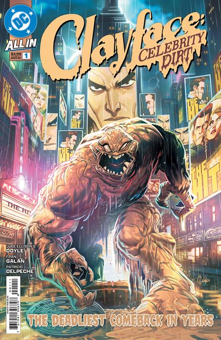 Clayface Celebrity Dirt #1 [Of 6] DC A Galan 07/08/2026 | BD Cosmos