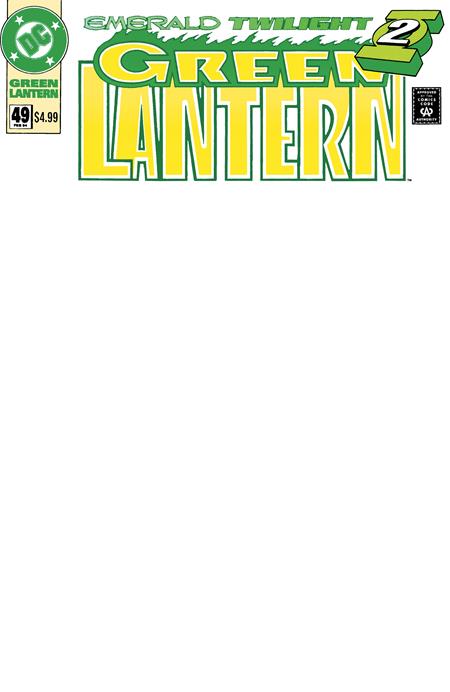 Green Lantern #49 DC Facsimile B Blank 07/08/2026 | BD Cosmos