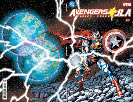 Avengers JLA #4 DC Facsimile D Perez Wraparound Foil 08/26/2026 | BD Cosmos