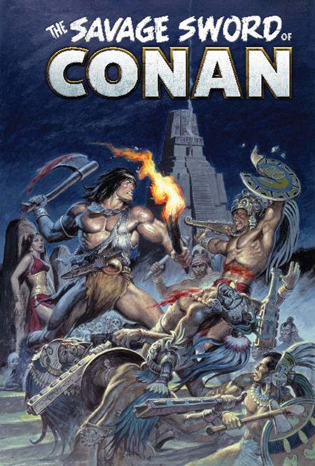 Savage Sword Of Conan The Original Comics Omnibus Hardcover Volume 12 Earl Norem Direct Market Edition Cover (Mature) | BD Cosmos