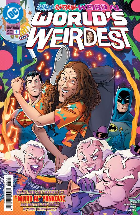 Batman Superman Weird Al Worlds Weirdest #1 DC A Schoening 09/02/2026 | BD Cosmos