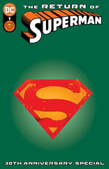Retour Superman 30e anniversaire spécial #1 DC E Oliver Die-Cut 11/01/2023 | BD Cosmos