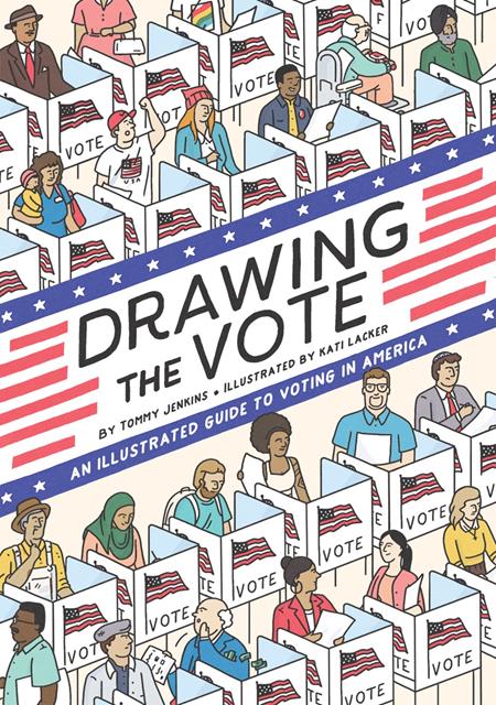 Drawing The Vote Illustrated Guide Voting In America Graphic Novel | BD Cosmos