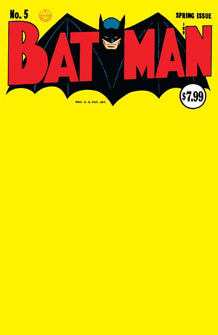 Batman #5 DC Fac-similé C Vierge 12/06/2023 | BD Cosmos