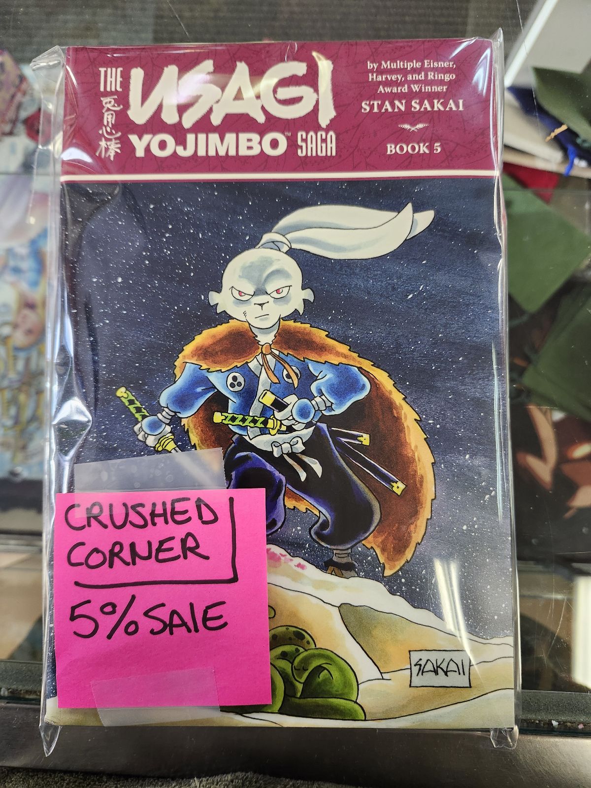 Usagi Yojimbo Saga TPB Volume 05 (2ème édition) - COIN ÉCRASÉ ENDOMMAGÉ | BD Cosmos