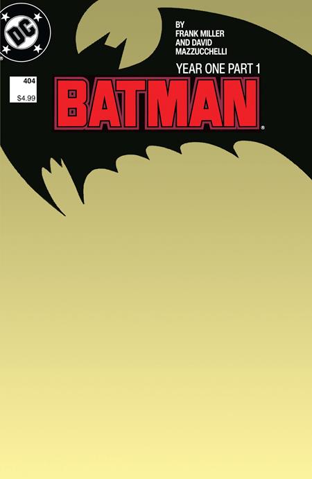 Batman #404 DC Fac-similé B Vierge 12/06/2023 | BD Cosmos