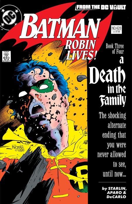 Batman #428 Robin Lives Faux-simile DC C Mike Mignola Foil 12/13/2023 | BD Cosmos