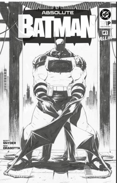 DC W.I.P. Absolute Batman #1 2nd Printing DC A Dragotta 12/02/2026 | BD Cosmos
