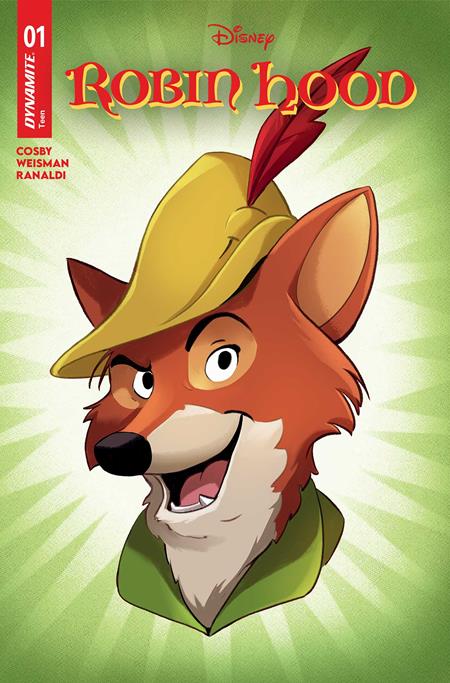 Robin Hood 2026 #1 DYNAMITE O 1:5 Cartoon Head Trade Dress 11/25/2026 | BD Cosmos